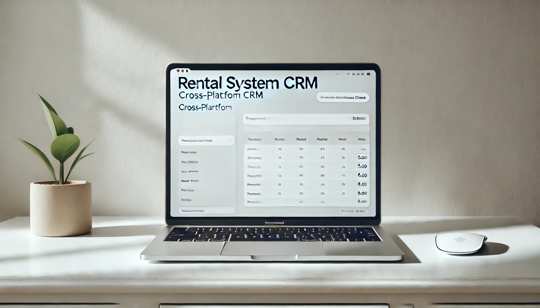 Rental System CRM ( Cross-Platform )